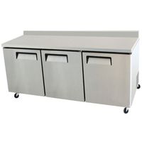 Réfrigérateur de comptoir commercial à 3 portes EFI Versa-Chill CWDR3-72VC de 72 pouces