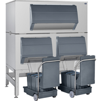 Follett DEV3200SG-72-BG Double Door 3240-lb Ice-DevIce Storage Bin System