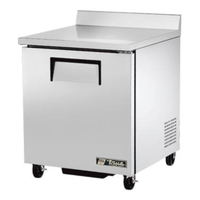 True TWT-27F-HC 27-Inch Solid Door Commercial Worktop Freezer
