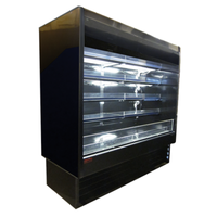 Howard-McCray SC-OD35E-4-B-LED 51-Inch Self-Contained Open Dairy Merchandiser with Black Finish