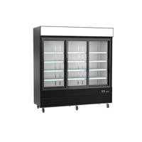Ancaster Food Equipment AFE-G58 3-Door Sliding Glass Merchandiser Refrigerator