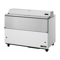 True Refrigeration TMC-58-HC 16-Crate Forced-Air Mobile Milk Cooler