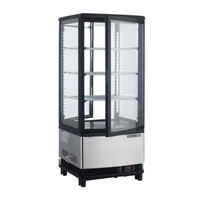 Maxx Cold MECR-32D 3.0 Cu. Ft. 2-Door Pass-Through Countertop Refrigerated Merchandiser