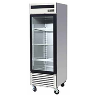 EFI Versa-Chill C1-27GDSVC 27-Inch Single Glass Door Merchandising Refrigerator