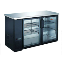 Ancaster Food Equipment 60.8-Inch Glass Door Back Bar Refrigerator (BBR-60G)