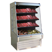 Howard-McCray 39" Stainless Steel Self-Contained Meat Open Merchandiser (SC-OM30E-3-S-LED)