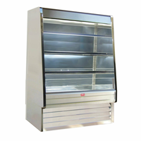 Howard-McCray SC-OD30E-4-S-LED 51-Inch Stainless Steel Open Dairy Merchandiser