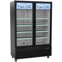 Réfrigérateur commercial pour boissons à deux portes, froid statique, 54 pouces, EFI C2Z-54GDVCX