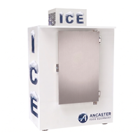 Ancaster Food Equipment L40F-HC 50-Inch Outdoor Auto-Defrost Ice Merchandiser