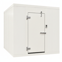 6x6 Walk in Cooler Kit with Cam-Lock Panels and Monoblock Cooling Unit