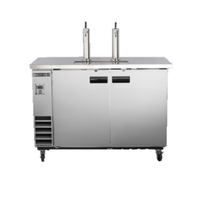 Maxx Cold MXBD60-2SHC 60-Inch 2-Keg Commercial Beer Dispenser