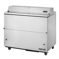 True TMC-49-S-HC 49-Inch Mobile Milk Cooler Station
