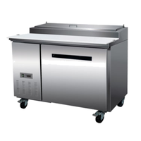 Maxx Cold MXCPP50HC 47.4-Inch Single-Door Refrigerated Pizza Prep Station