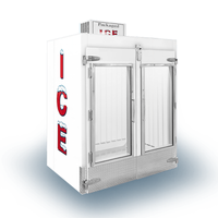 Leer L150UAGPPL 72-Inch Glass Door Pallet-Load Ice Merchandiser