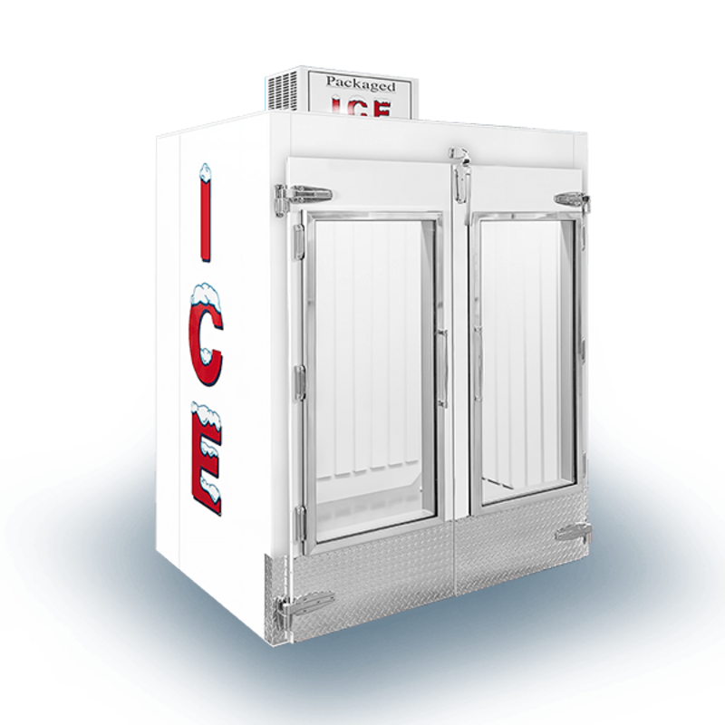 Leer L150UAGPPL 72-Inch Glass Door Pallet-Load Ice Merchandiser