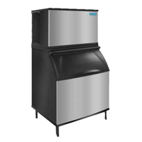 Koolaire KDP0400W 30" Water-Cooled Modular Dice Ice Maker - 399 lb Capacity