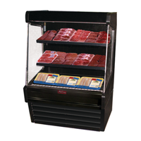 Howard-McCray SC-OM30E-5L-B-LED 63-Inch Black Open Meat Merchandiser Display Case