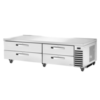 True 82.38" Stainless Steel Refrigerated Chef Base - TRCB-82-HC~SPEC3