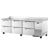 Réfrigérateur commercial True TWT-93D-6-HC~SPEC3 de la série Spec de 93 pouces avec 6 tiroirs