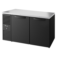 True Refrigeration TBR60-RISZ1-L-B-SS-1 60-Inch Two-Door Back Bar Refrigerator