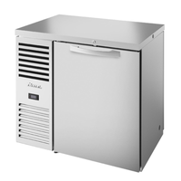 True TBR36-PTSZ1-L-S-S-S-1 36" Pass-Thru Stainless Steel Back Bar Refrigerator