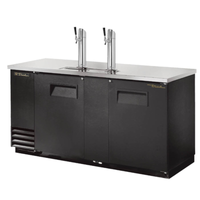 True TDD-3-HC 69-Inch Direct Draw Beer Dispenser - 3 Keg Capacity