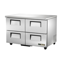 Réfrigérateur commercial True TUC-48D-4-HC 4 tiroirs sous le comptoir de 122 cm