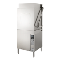 Hobart AM16T-BAS-2 Tall Base Electric Door-Type Dishwasher, High-Temp Sanitizing (60 Racks/Hr)