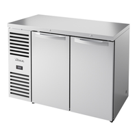 True TBR48-RISZ1-L-S-SS-1 48-Inch Stainless Steel Refrigerated Back Bar Cabinet