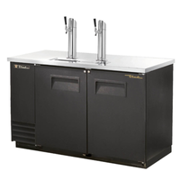True TDD-2-HC 58.88-Inch Solid Door Commercial Draft Beer Dispenser