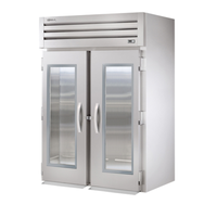 True Refrigeration STR2RRI-2G-HC 68-Inch Two-Section Roll-In Glass Door Refrigerator