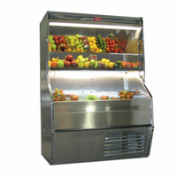 Howard-McCray SC-P32E-4S-S-LED 50" Stainless Steel Open Produce Merchandiser