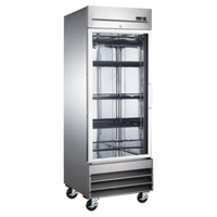 Congélateur-vitrine à porte vitrée simple EFI X-Line de 27 pouces (F1-27GDSVCX-L)