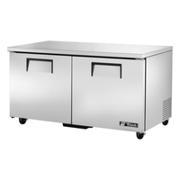 True Refrigeration TUC-60-HC 60-Inch Solid Door Undercounter Refrigerator