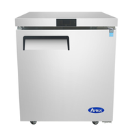 Atosa MGF8405GRL 27.5" One-Section Undercounter Freezer with Left-Hinged Solid Door
