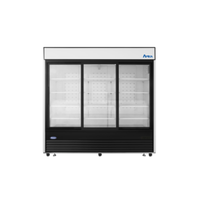 Atosa MCF8729GR 82-Inch 3-Sliding Glass Door Commercial Display Refrigerator