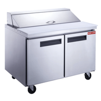 New Air NPT-048-SA 48-Inch Two-Door Commercial Salad and Sandwich Prep Station