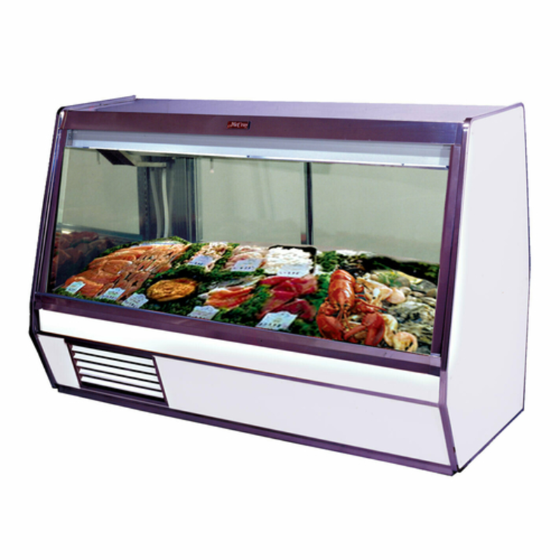 Howard-McCray SC-CFS32E-4-BE-LED 50" Black Seafood & Poultry Service Case