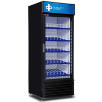 QBD CD26-HC Black 30-Inch Single Glass Door Commercial Display Refrigerator