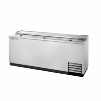 True Refrigeration TD-80-30-S-HC 80-Inch Stainless Steel Deep Well Bottle Cooler