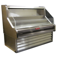 Howard-McCray SC-OS30E-3-S-LED 39" Stainless Steel Open Refrigerated Merchandiser