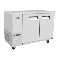 Atosa SBB48GRAUS1 48-Inch Solid Door Commercial Back Bar Cooler