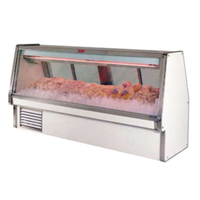 Howard-McCray SC-CFS34E-4-S-LED 52.5-Inch Stainless Steel Double Duty Seafood & Poultry Case