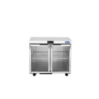 Atosa AUR36GD 36-Inch Undercounter Display Refrigerator with Glass Doors