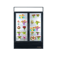 True GDM-49 Refurbished 54.1-Inch Double Glass Door Floral Cooler