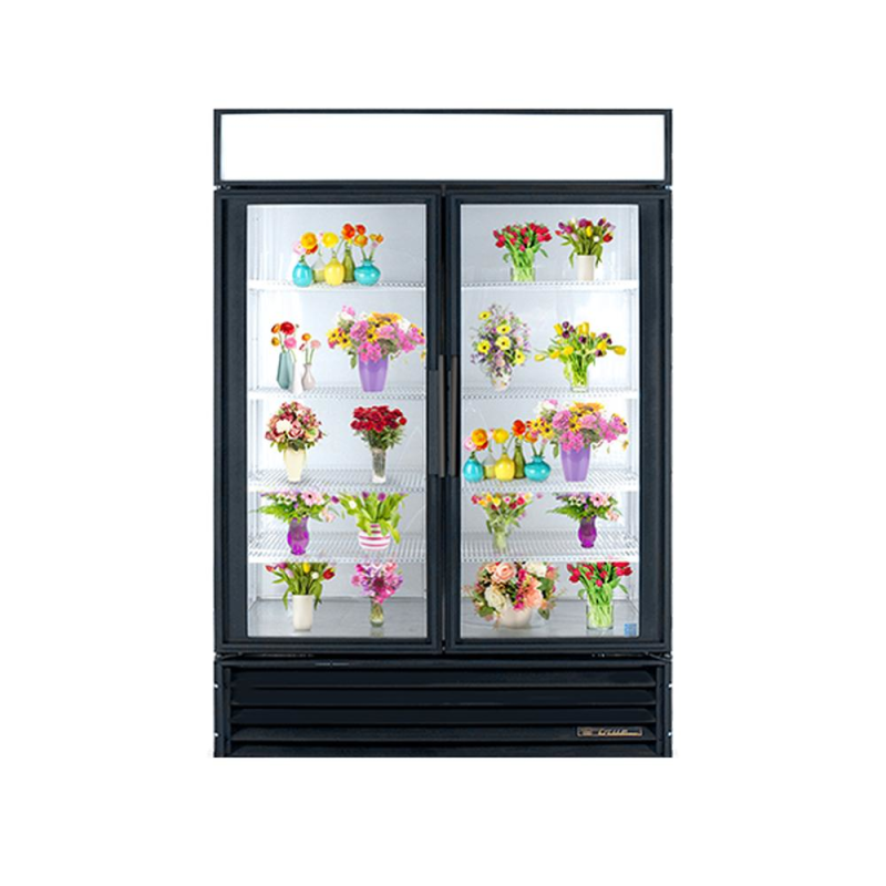 True GDM-49 Refurbished 54.1-Inch Double Glass Door Floral Cooler