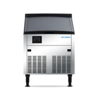 Resolute ICB28080 280-lb Air-Cooled Cube Ice Machine with 80-lb Integrated Bin