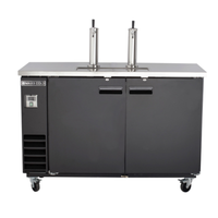 Maxx Cold 61-Inch Dual-Tower Commercial Keg Cooler MXBD60-2BHC