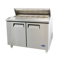 Atosa MSF8306GR 48.2-Inch Two-Door Mega Top Sandwich Prep Refrigerator