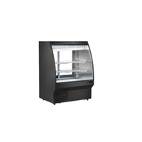 EFI CDCBC-36 36.3-Inch Curved Glass Refrigerated Deli Display Case, Black